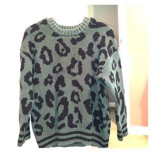 Toddler leopard sweater